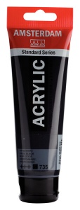 Amsterdam Acrylverf Tube 120 ml Oxidezwart 735