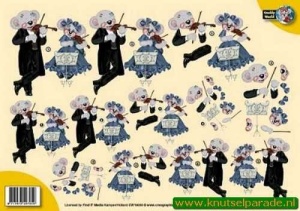 Creddy World knipvel muziek CW10036 (Locatie: 6721)