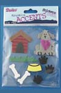 Darice foamstickers Dog 1032-37 (Locatie: K3)