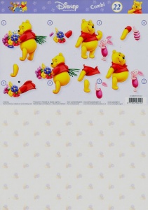 Disney knipvel Winnie the Pooh COMBIPOOH22 (Locatie: 1240)