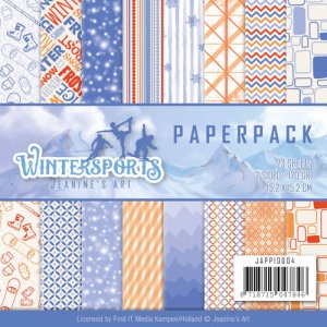 Jeanine's Art, Paperpack, 15.2 x 15.2 cm, Wintersports, JAPP1004 (Locatie: s2)