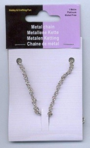 Ketting zilverkleur 3,5 mm 1 mtr. 12029-2001 (Locatie: K3)