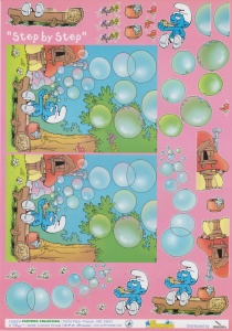 Knipvel smurfen 24813 (Locatie: 4414)