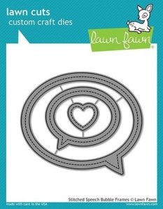 Lawn Fawn snijmal Stitched Speech Bubble Frames LF1991 (Locatie: j450)