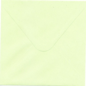 Le Suh envelop groen 17x17 cm 110 gr. per stuk 410795 (Locatie: K3)