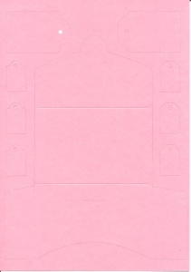 Le suh stansvel roze labels en portemonnee 413908 (Locatie: 2863)