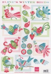 Marianne Design Eline's Winter Birds AK 0061 (Locatie: 6401)