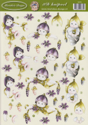 Marieke's Design knipvel bloemen 2375 (Locatie: 1756)