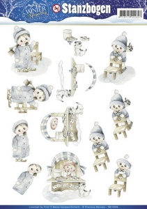 Precious Marieke stansvel winter wonderland SB10069 (Locatie: 2397)