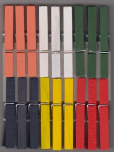 Rayher houten wasknijpers 72 mm / 18 stuks 6131649 (Locatie: )