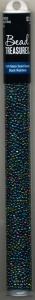 Rocailles glas 12/0 Black Rainbow 2 mm. 85 gr. 2030252