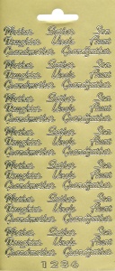 Stickervel goud 1236 (Locatie: e113)