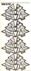 Stickervel transparant goud MD351752 (Locatie: J436 )