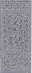 Stickervel zilver sterren 1782 (Locatie: T074)
