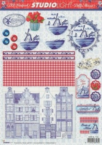 Studio Light knipvel delfts blauw STAP SL 1122 (Locatie: 5723)