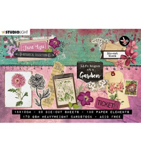 Studio Light stansblok A6 Just Lou Botanical A6STANSBLOKJL02
