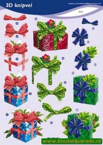 Voorbeeldkaarten knipvel kerst 2321 (Locatie: 6726)