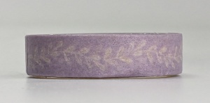 Washi tape paars, 3m lang, 10 mm breed