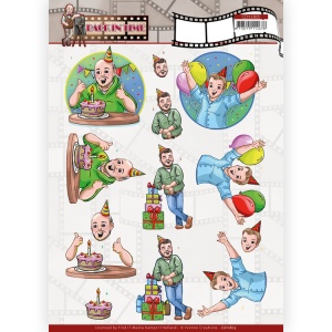 Yvonne Creations knipvel mannen verjaardag CD11805 (Locatie: 1702)
