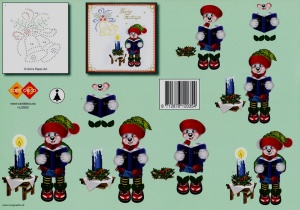 Card Deco knipvel kerst HJ3502 (Locatie: 5001)
