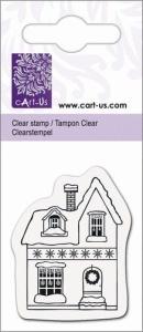 Cart-Us clear stamp huisje met sneeuw 2118831096 (Locatie: NN255 )