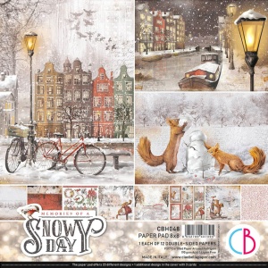 Ciao Bella, Paper Pad, 20x20cm, Snowy Day, CBH048