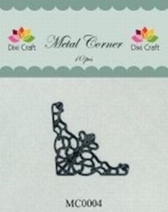 Dixi Craft Metal Corner 35x35 mm zwart 10 stuks MC0004 (Locatie: B372 )