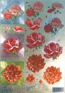 Dufex stansvel metallic bloemen 11179845 (Locatie: 4212)