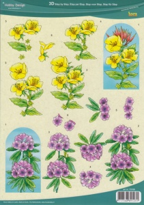 Hobby design knipvel bloemen 73108 (Locatie: 1453)