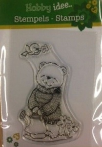 Hobby Idee 8 cm hoog clear stamp HI 0029 (Locatie: A370 )