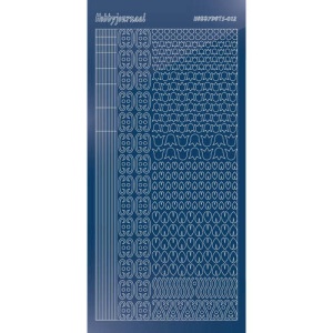 Hobbydots stickervel glanzend blauw STDM124 (Locatie: N257)