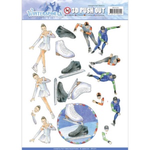 Jeanine's Art stansvel schaatsen SB10231 (Locatie: 0435)