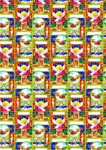Le Suh achtergrond papier A4 kerst 555005 (Locatie: 6554)