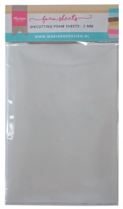 Marianne Design Diecutting foam sheets A5 - 2 mm dubbelzijdig klevend 5 vel LR0023 (Locatie: S1)