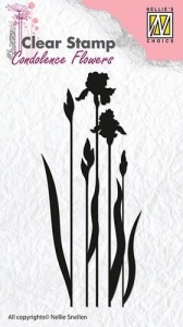 Nellie Snellen Clear stamp Condolence Flower-4 CSCF004 (Locatie: NN301 )