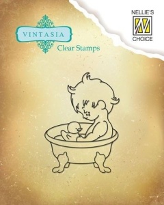 Nellie Snellen clear stamp Vintasia sweet home VINS001 (Locatie: NN283 )