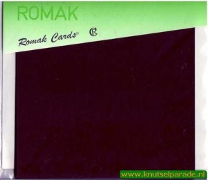 Romak 8 oplegvelletjes vierkant d. bruin K4 908 30 (Locatie: L16 )