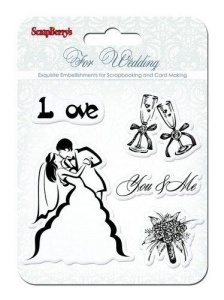 Scrapberry's clear stamp For Wedding SCB4901010b (Locatie: NN240 )