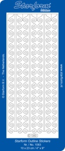 Starform stickervel zilver 1083 (Locatie: zz119)