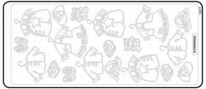 Stickervel babykleertjes/kinderkleertjes zilver 1927 (Locatie: H391)