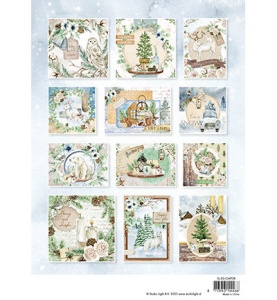 Studio Light stansblok Card Making Pad Let it snow Essentials nr.08 SL-ES-CMP08