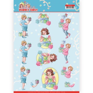 Yvonne Creations Bubbly Girls knipvel verjaardag CD11475 (Locatie: 2417)