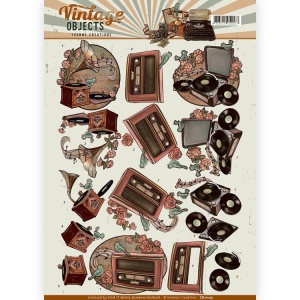 Yvonne Creations knipvel vintage objects CD11105 (Locatie: 1536)