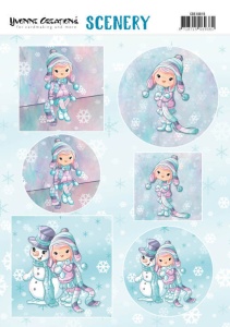 Yvonne Creations stansvel winter CDS10015 (Locatie: 2365)