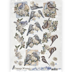 Amy Design knipvel winter vogels CD10984 (Locatie: 2604)