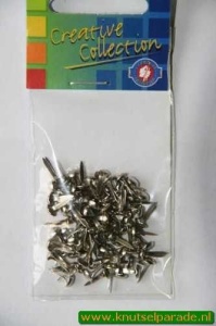 Brad rond zilver 50 stuks nr. 10829/96 (Locatie: 1A )