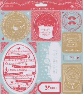 Do crafts "12 days of christmas" 2 vel stansen PMA157208 (Locatie: 1E )