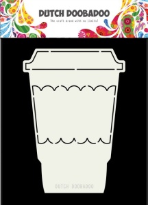 Dutch Doobadoo Card Art Coffee Mug stencil A5 470.713.694 (Locatie: 1126)