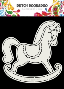 Dutch Doobadoo Card Art Schommelpaard A5 stencil 470.713.766 (Locatie: 1441)