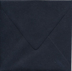 Envelop zwart 14x14 cm (Locatie: k3)